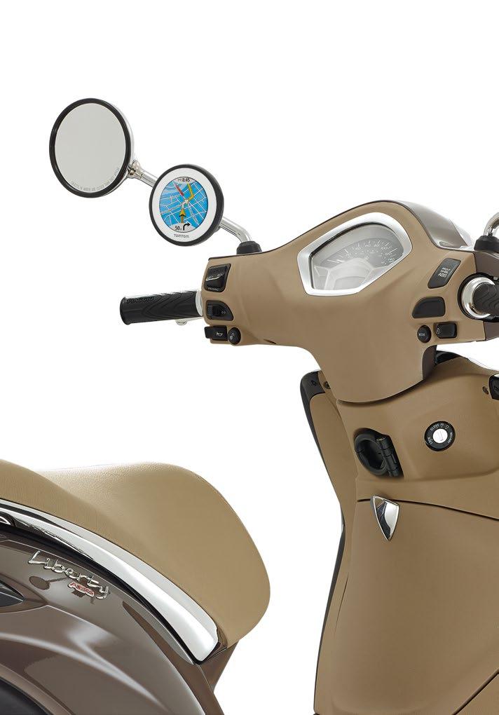 TO TO VIO NAVIGATORE GP TO TO VIO EDIZIONE PECIAE PIAGGIO GROUP TO TO VIO GP NAVIGATOR PECIA EDITION FOR PIAGGIO GROUP 606521 Progettato per lo scooter da TomTom, controllato dallo smartphone.