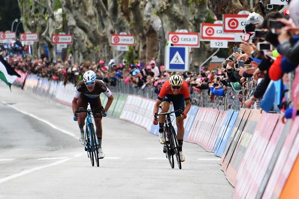 LE PILLOLE STATISTICHE Prima vittoria al Giro per Matej Mohoric: è il quarto sloveno vincitore al Giro dopo Luka Mezgec, Primoz Roglic e Jan Polanc.