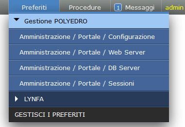 Pannello di controllo Nuova funzione "Imposta password TpDb" per impostazione/modifica/reset password utente di