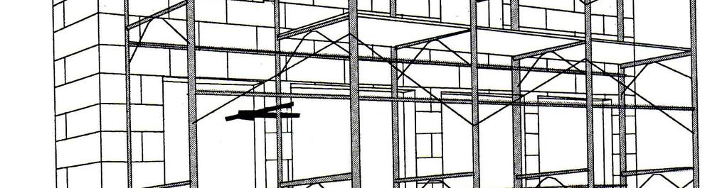 Operativamente si dispongono gli ancoraggi ogni due piani di ponte (cioè con interasse 3,60 m) ed ogni 3 campi (con interasse