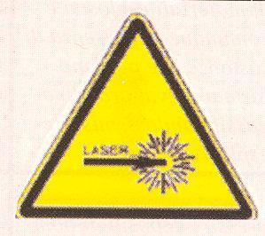 Avvertimemnto Pittogramma Collocazione Note RAGGI LASER Nei luoghi in cui siano installati apparecchi a radiazioni laser E generalmente accompagnato da un pannello integrativo con l indicazione NON