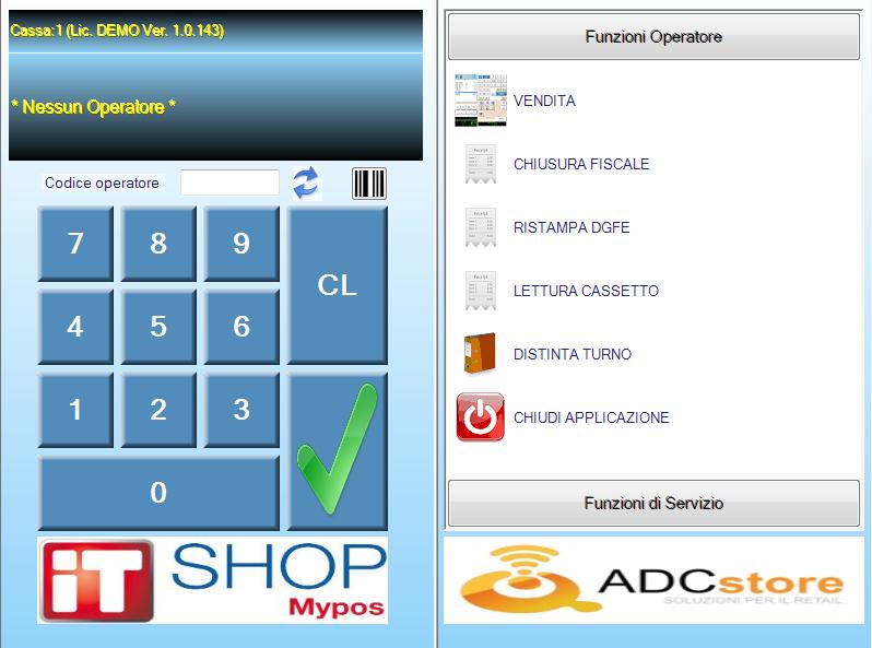 Il modulo di vendita in cassa MyPos Il modulo di vendita di front-end MyPos, integrato a Store, è stato concepito, studiato e realizzato per essere utilizzato all interno di un hardware POS