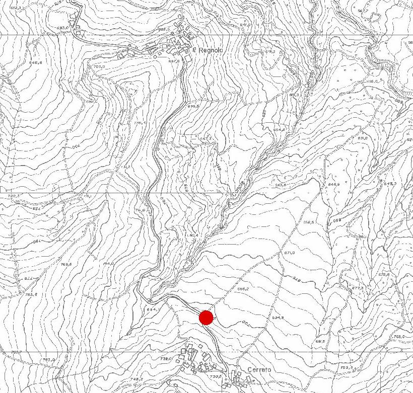 Scheda di localizzazione degli interventi urgenti nei comuni individuati ai sensi dell OPCM 3734/ 2009 Paragrafo 4.