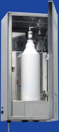 automaticamente il processo di disinfezione, che avviene tramite la nebulizzazione del liquido antibatterico.