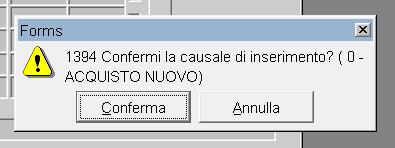 ovviamente il numero indicato deve essere minore o uguale alla quantità residua minima (ultima colonna) delle righe selezionate.