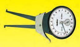 Fast internal dial snap gauge Resolution 0.01. Light weight frame, rotating dial, hardened stainless steel spherical contacts. Accuracy ± 0,04. Misuratore rapido per interni Risoluzione 0,01.