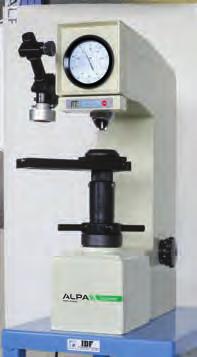 Weight Peso Kg 100 Universal analogic hardness tester Universal analogic hardness test with the following features: - Rockwell ( RA, RB, RC), Brinell, Vickers scales - Cast iron structure, maximum