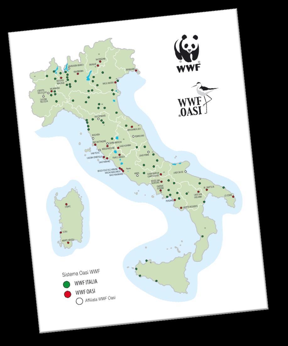 Le Oasi oggi 115 aree in tutta Italia