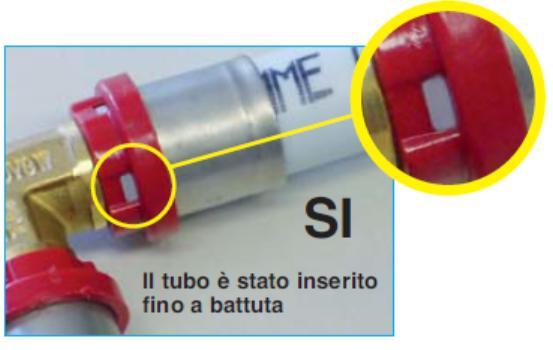 AGGANCIO TUBAZIONE / RACCORDO Le attenzioni