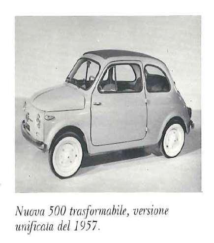 Dalla Fiat nuova 500 del