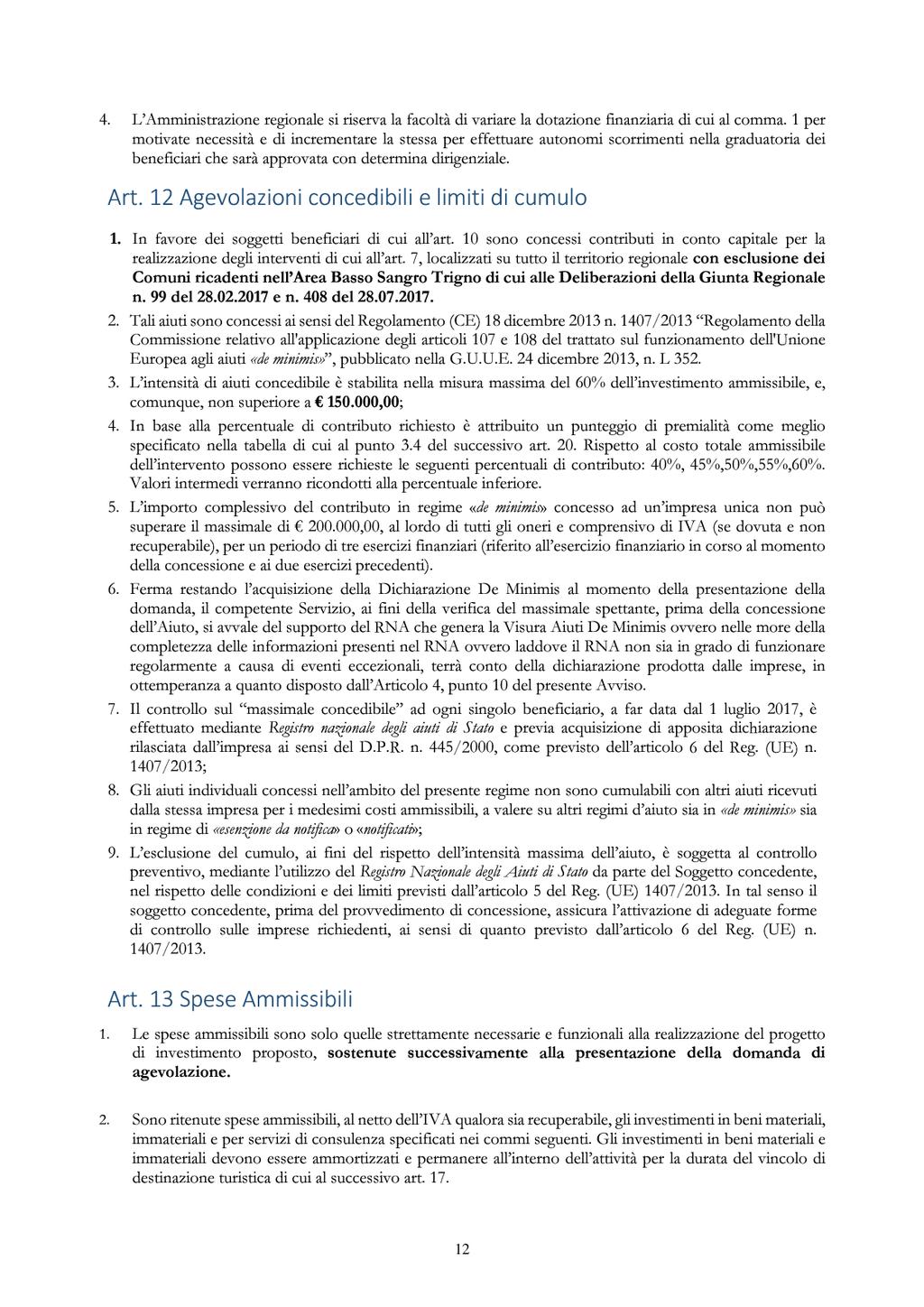 Pag. 18 Bollettino Ufficiale della Regione