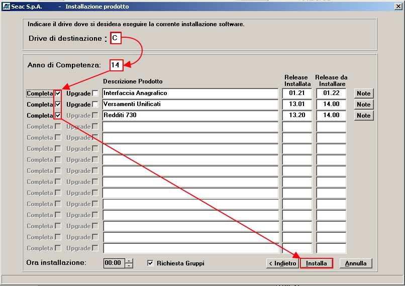 00 Per installare il software Ambiente Visuale Redditi 2013 Rel.14.00, occorre eseguire i seguenti passaggi: 1. Inserire il CD nell unità ottica, attendere che si apra la schermata di fig.