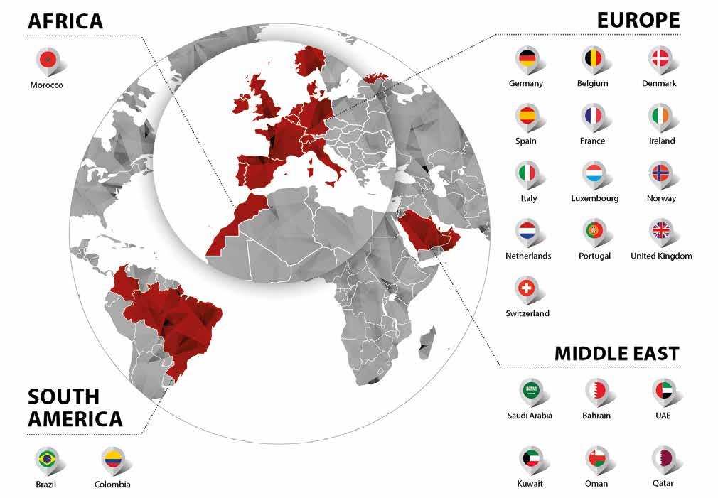 L internazionalizzazione Un servizio ad alta qualità per il lavoro in uropa Il Gruppo LOXM vanta una rete internazionale di oltre 720 filiali, attive in 13 paesi europei: Italia, Francia, Germania,