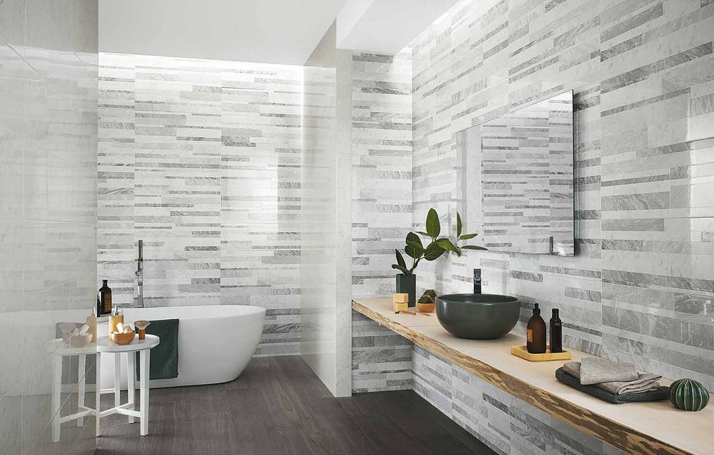 Wall: Carrara & Deco