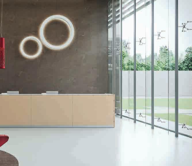 estetici e costruttivi. The clean lines of the range give a minimalist appearance.