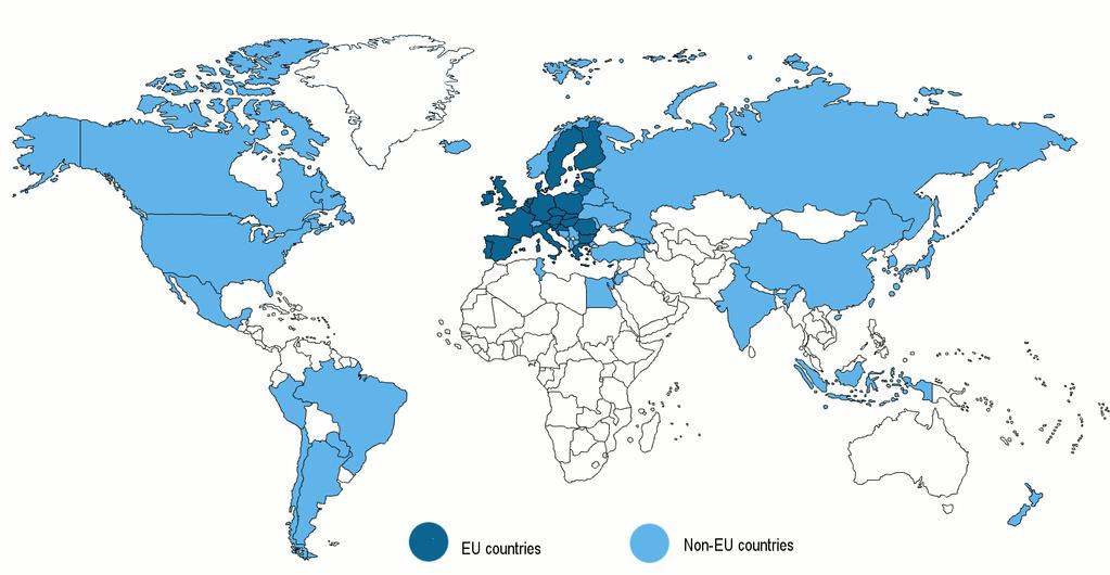 Enterprise Europe Network nel Mondo Supporta la ricerca transnazionale e la cooperazione tecnologica e commerciale Creato nel 2008 dalla Commissione Europea nell ambito del Competitiveness and
