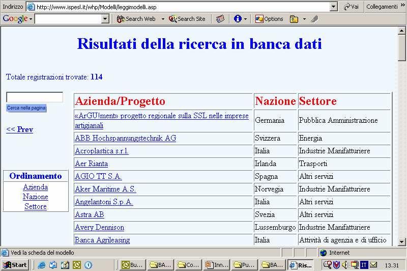 Banca Dati http://www.