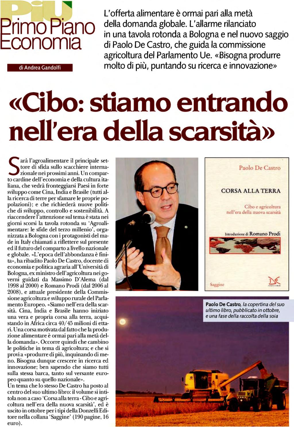 Quotidiano Cremona 10-DIC-2011 Diffusione: 21.