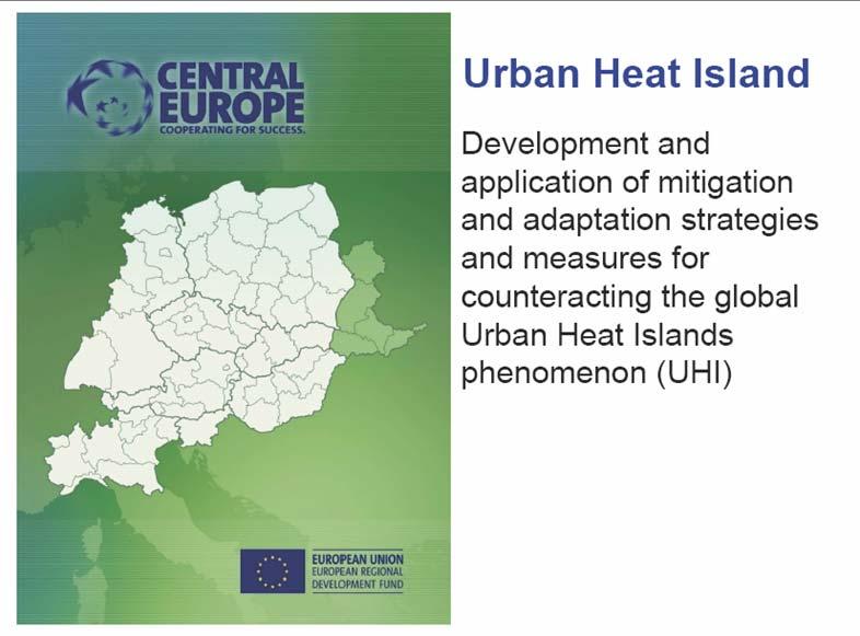 Il progetto Urban Heat Island Budget