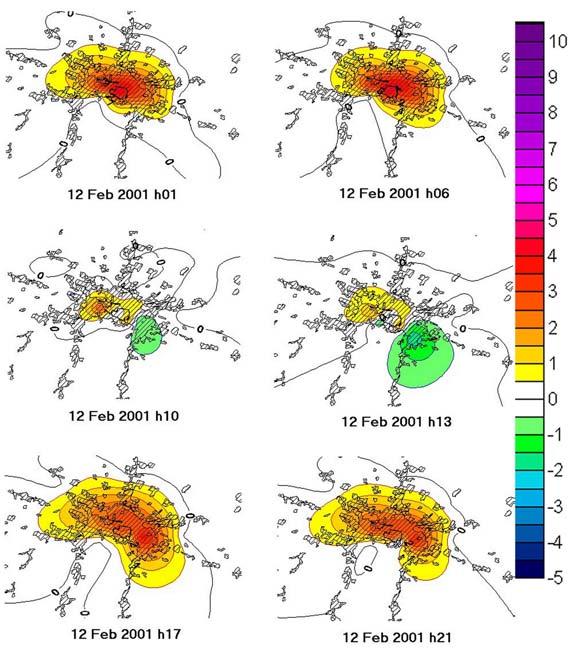 calore, più intensa nelle notti invernali di cielo