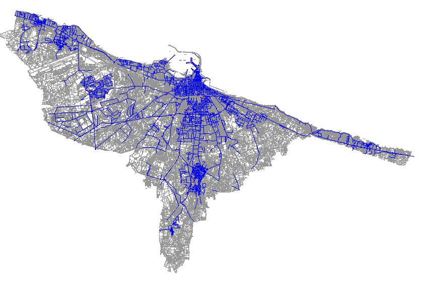 LE RETI DI DISTRIBUZIONE URBANA I numeri Una rete idrica urbana Le reti di distribuzione urbana AQP gestisce le reti di distribuzione urbana in Puglia e in alcuni comuni della