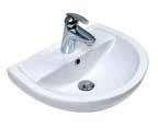 cod. LA T22 75,00 340 280 50Ø 50 195 Lavabo cm 45x28 cod. LA T22 - kg. 6,00 Washbasin 45x28 cm cod. LA T22 - kg. 6,00 450 cod. LA T45 80,00 280 50Ø 50 175 3 Lavabo cm 36x28 cod. LA T45 - kg.