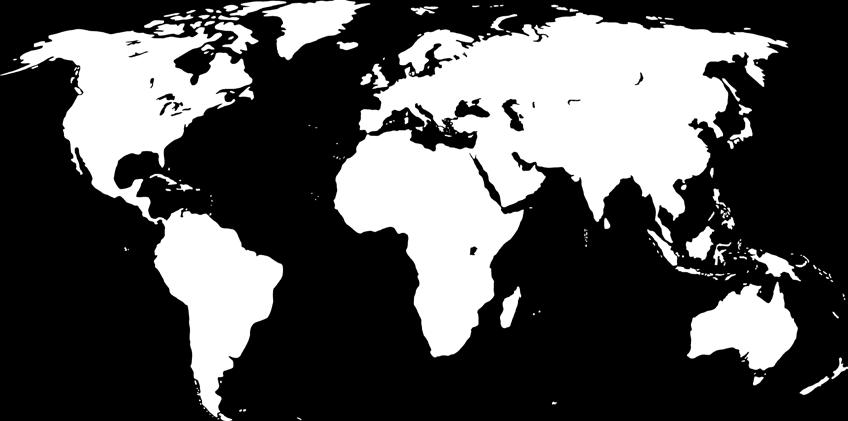 India ed Asia e con una rete mondiale di rivenditori autorizzati.