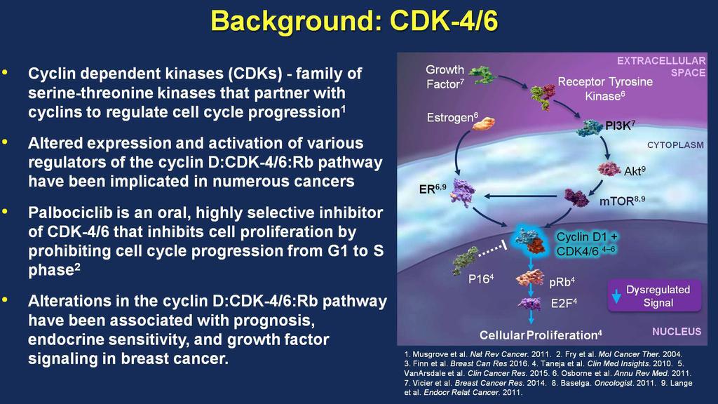 Background: CDK-4/6 Presented By