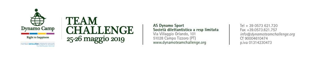 REGOLAMENTO Dynamo Bike Challenge 2019 L Associazione Sportiva Dynamo Sporto Società dilettantistica a responsabilità limitata (di seguito Dynamo Sport), con il patrocinio della Federazione
