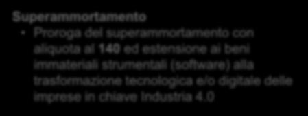 Iperammortamento e Superammortamento Investimenti innovativi Agevolazioni previste