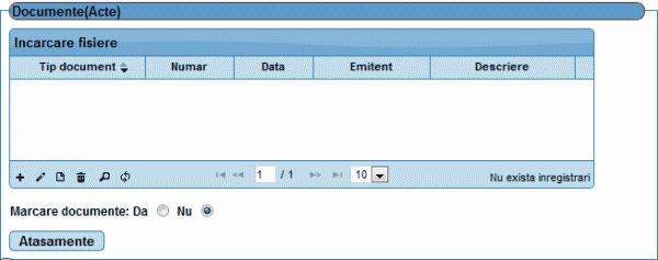 91 eterra RGI - Manual Utilizare Operatiile ce pot fi efectuate in acest submodul sunt: 1.Adaugare 2.Modificare 3.Stergere 4.