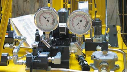 Manometri per oleodinamica Da sinistra a destra: H4049L, G2534R, G4089L, G2535L, G4040L Visualizzazione della pressione del sistema GA45GC Gruppo adattatore manometro Adattatore manometro con