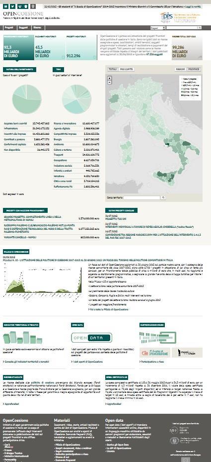 Per progetto «concluso» su OpenCoesione si intende un progetto che presenti contemporaneamente: avanzamento finanziario > 95 per cento