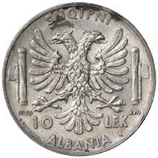 Lotto di 8 monete in Ni 2 lire 1923 e 1924 lira 1922 50