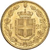 UMBERTO I (1878 1900) Venti Lire 1879 PAG.