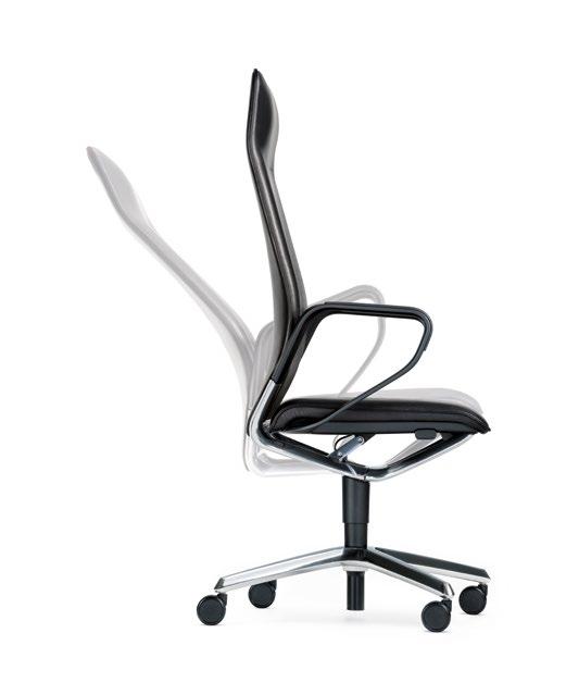 Bella e intelligente. L elegante linguaggio formale di se:line non contrasta in alcun modo il comfort della seduta ergonomica.