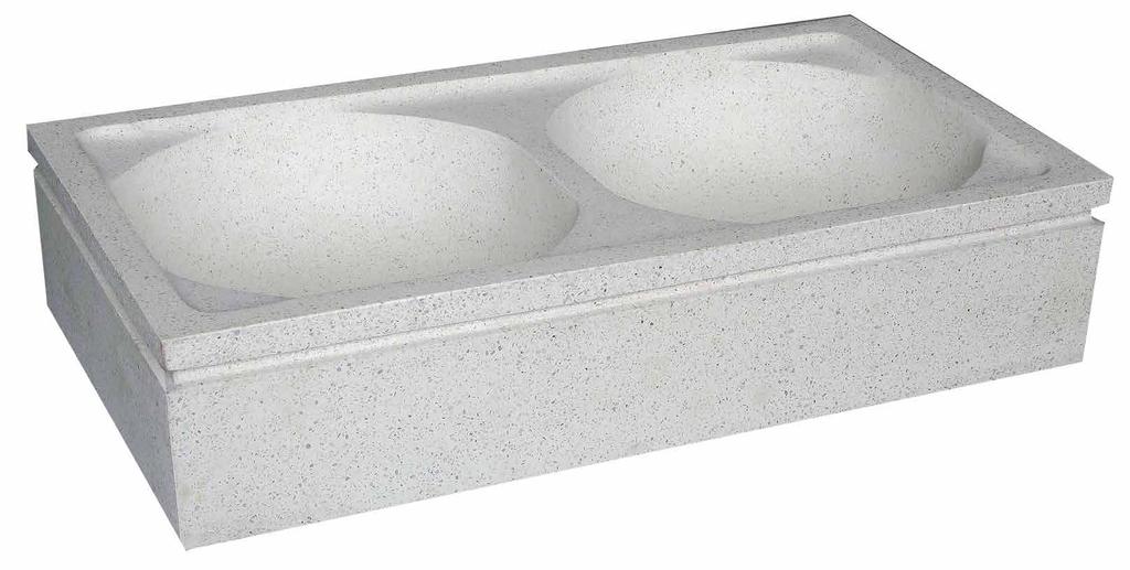 cm 115x50x20h (Vasca/Basin cm Ø44) - Kg 93 Foro per Rubinetto a richiesta su sgocciolatoio 2 109 cm 11 5 3 PL 204 cm