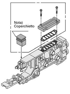 (1) SX3000 SX5000 SX3000 SX5000 Sub-connettore Cavo piatto 45P Modulo terminale D 45F 45P 45PG 45PH 45T 45T1 Ad innesto Alimentazione comune/scarico comune 2 20 2 16 2 8 2 17 Base Laterale C8