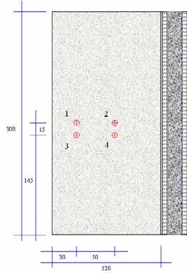 N. 5274/RT/11 pagina 4 di 5 intonaco di fondo a base di calce e cemento KC1 della ditta Fassa Bortolo.