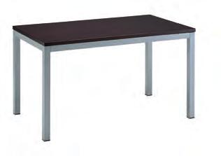 SIC telaio metallo finitura alluminio piano impiallacciato spess. 2,5 cm allungo laterale Table mod.