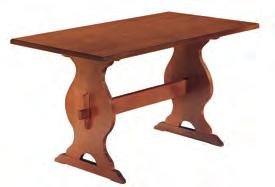 Convent table veneered top solid wood edge 150 x 100 200 x 100 TIO150 1. Nr.