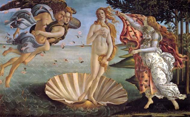 Botticelli, 1484 - La nascita di