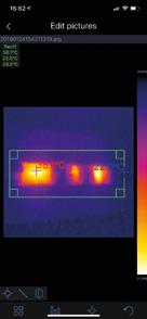 tipo K Prova diodi Sensore NCV per rilevazione tensione AC senza contatto Termocamera integrata