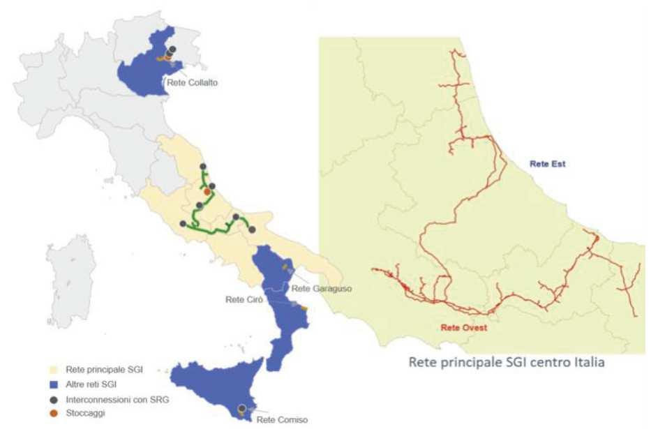 Pag. 6 di 28 SGI si occupa di trasportare gas in rete fino ai punti di consegna di clienti finali e distribuzioni cittadine, garantendone la sicurezza e la continuità di