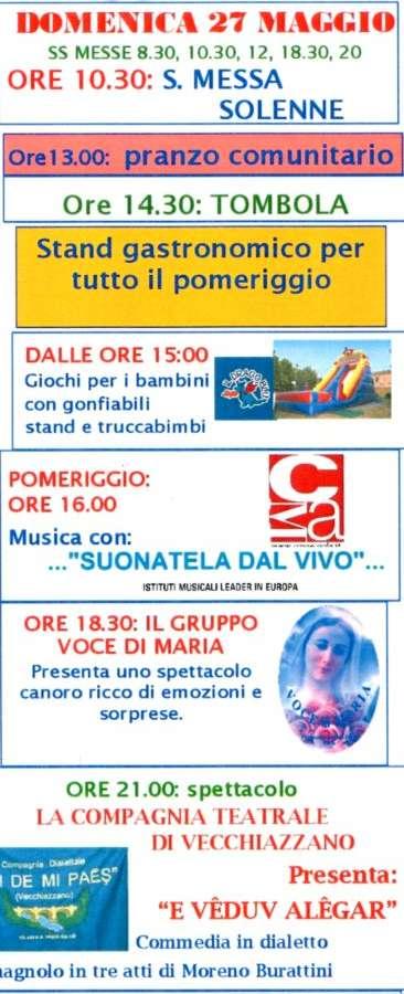 Festa parrocchiale E importante fare esperienza di vita parrocchiale, insieme agli altri, cercando la comunione con gli altri e trovando le strade per la propria missione di individui, di famiglie,