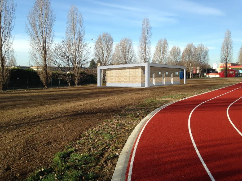 ESTRATTO DdP TAV 5 RILIEVO DEL TESSUTO URBANO FINALITA DELL INTERVENTO Lo scopo dell intervento è dotare la nuova pista di atletica dei servizi necessari al buon funzionamento della struttura e dell