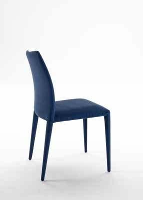 schienale - Structure, seat and back Pelle - Leather Tessuto - Fabric