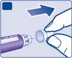 2 Controllo del flusso F A Controlli il flusso prima della prima iniezione con una penna nuova.