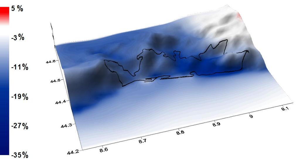 Meteorologia dell anno 2011 Proiezione all anno 2020 considerando il limite normativo imposto per il contenuto di S (< 0.