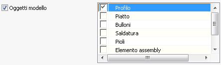 Esempio: Creare una distinta per tutti i profili del modello 1. Nella scheda Home, pannello Creazione di documenti, clicca su.